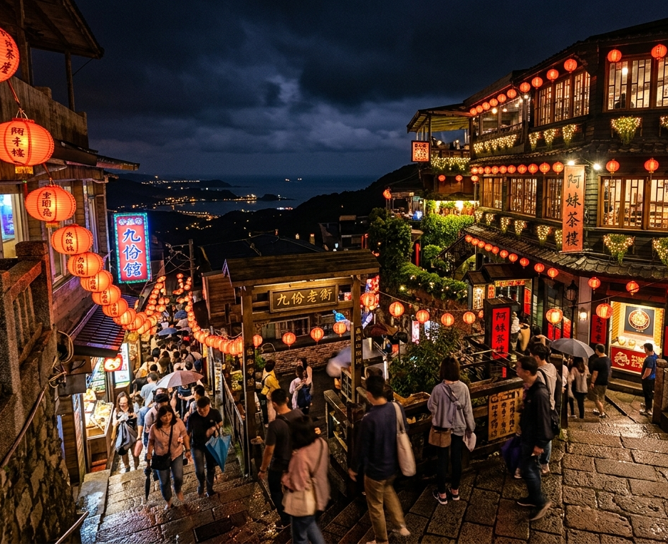九份夜景